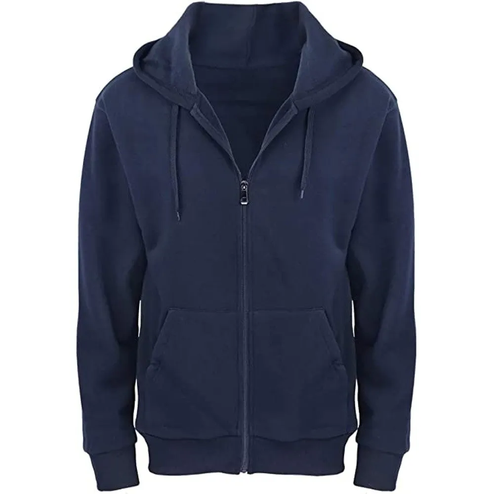 2-Pack: Men's Fleece Full-Zip Hoodies