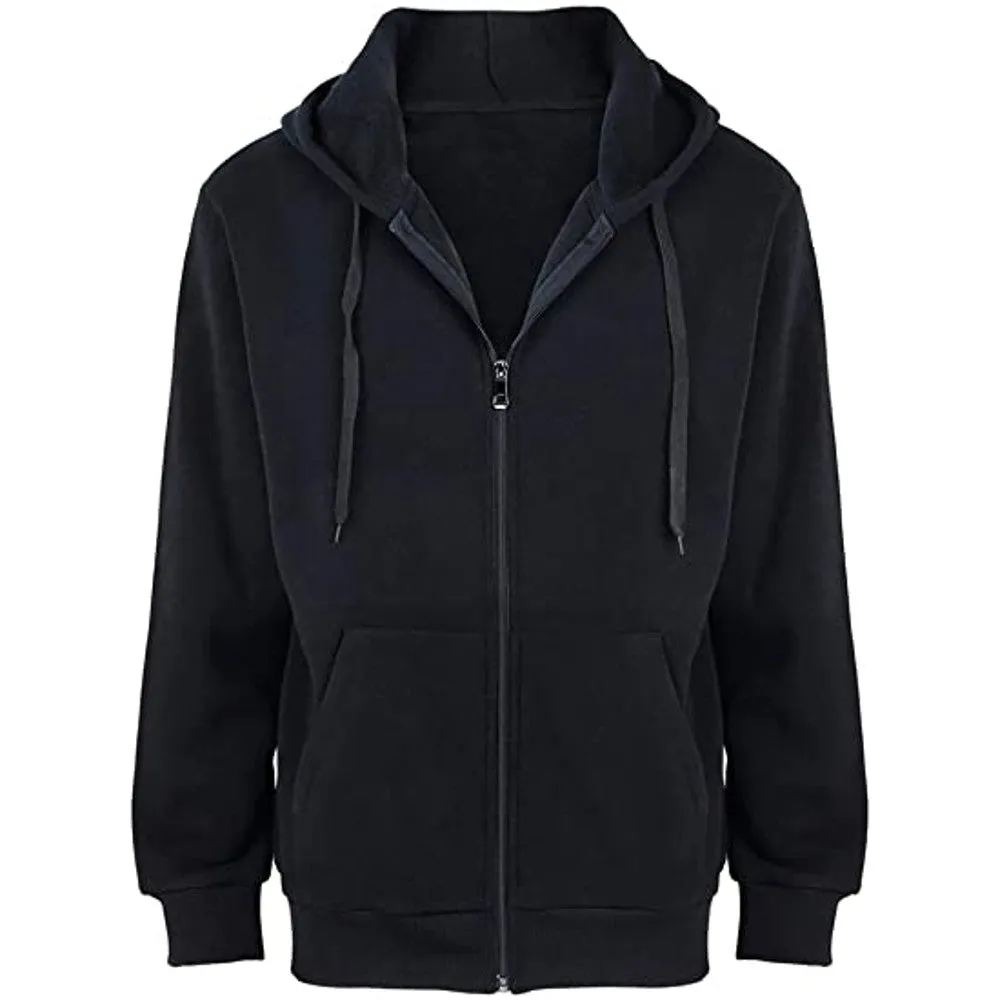 2-Pack: Men's Fleece Full-Zip Hoodies