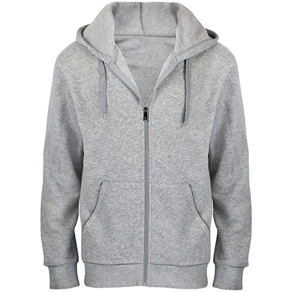 2-Pack: Men's Fleece Full-Zip Hoodies