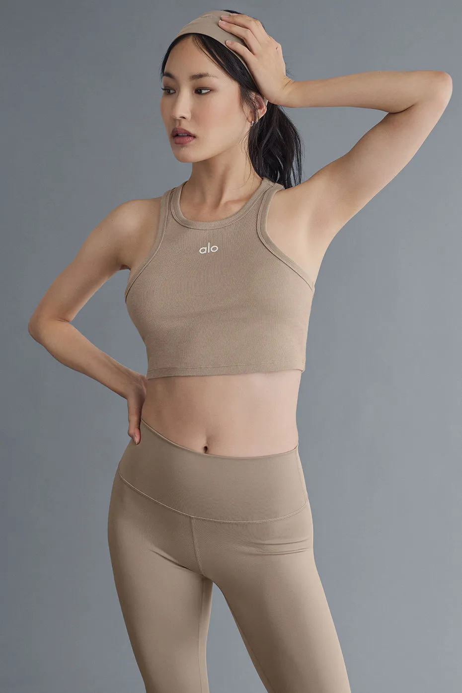 7/8 High-Waist Airlift Legging - Gravel