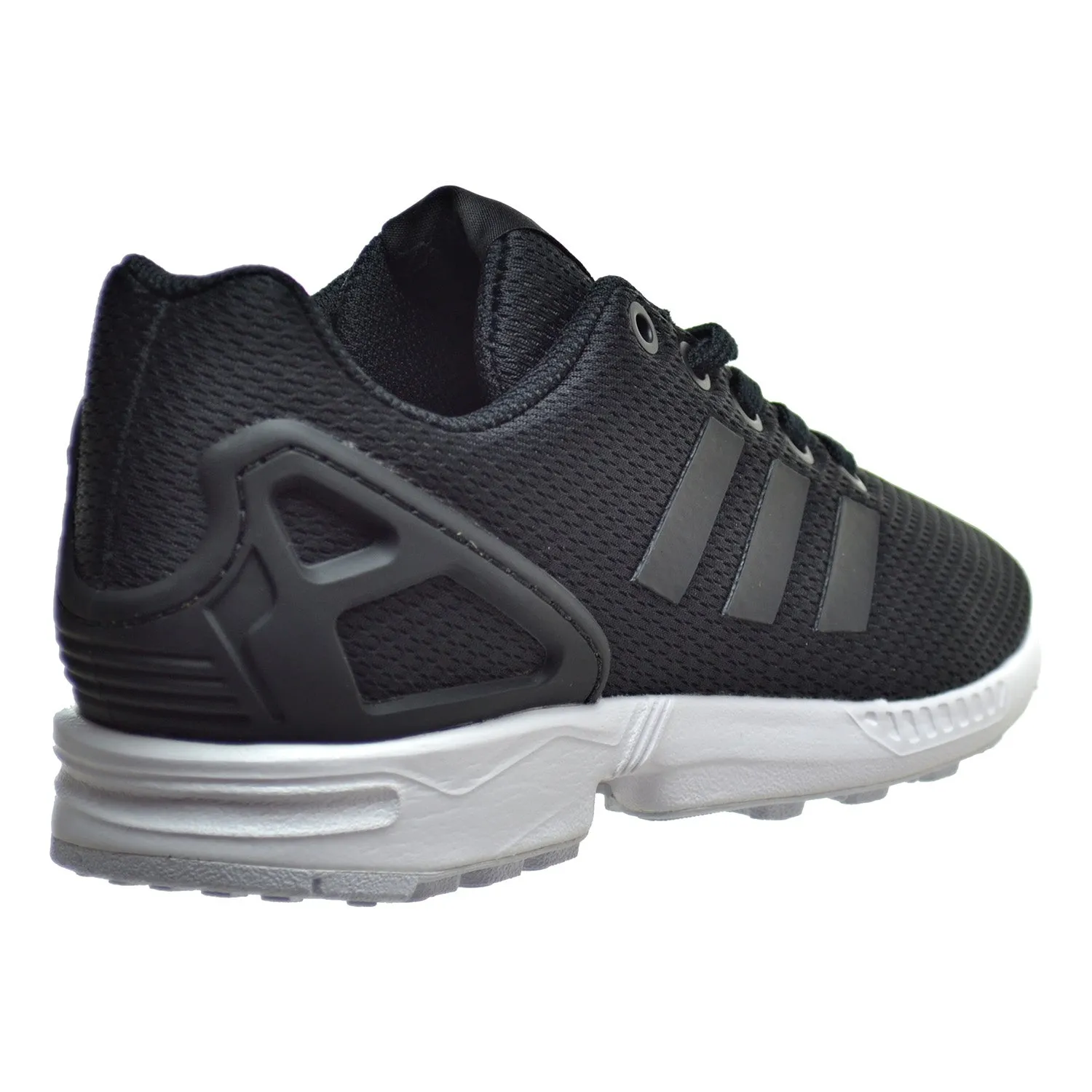 Adidas ZX Flux J Big Kid's Shoes Black/Black/White