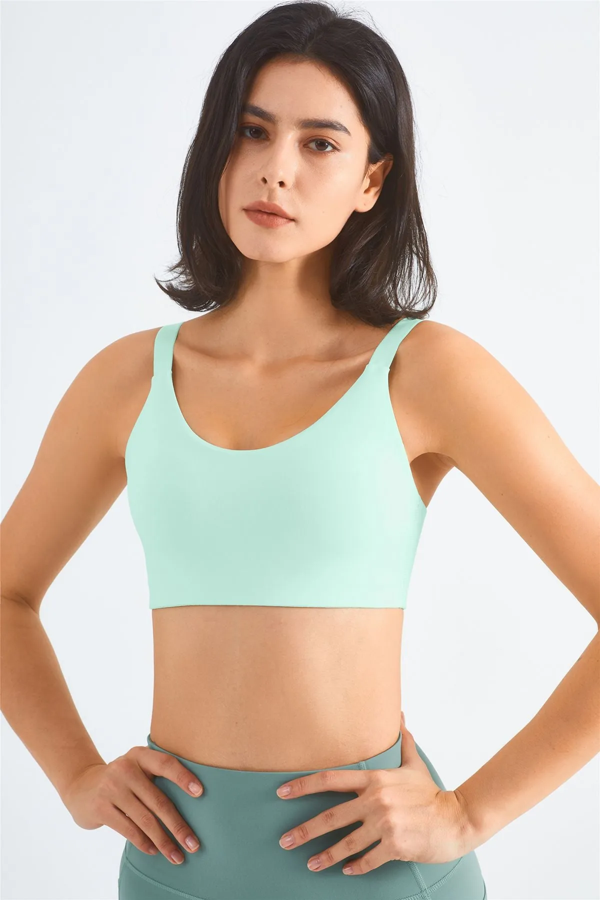 Adjustable Straps Sports Bra