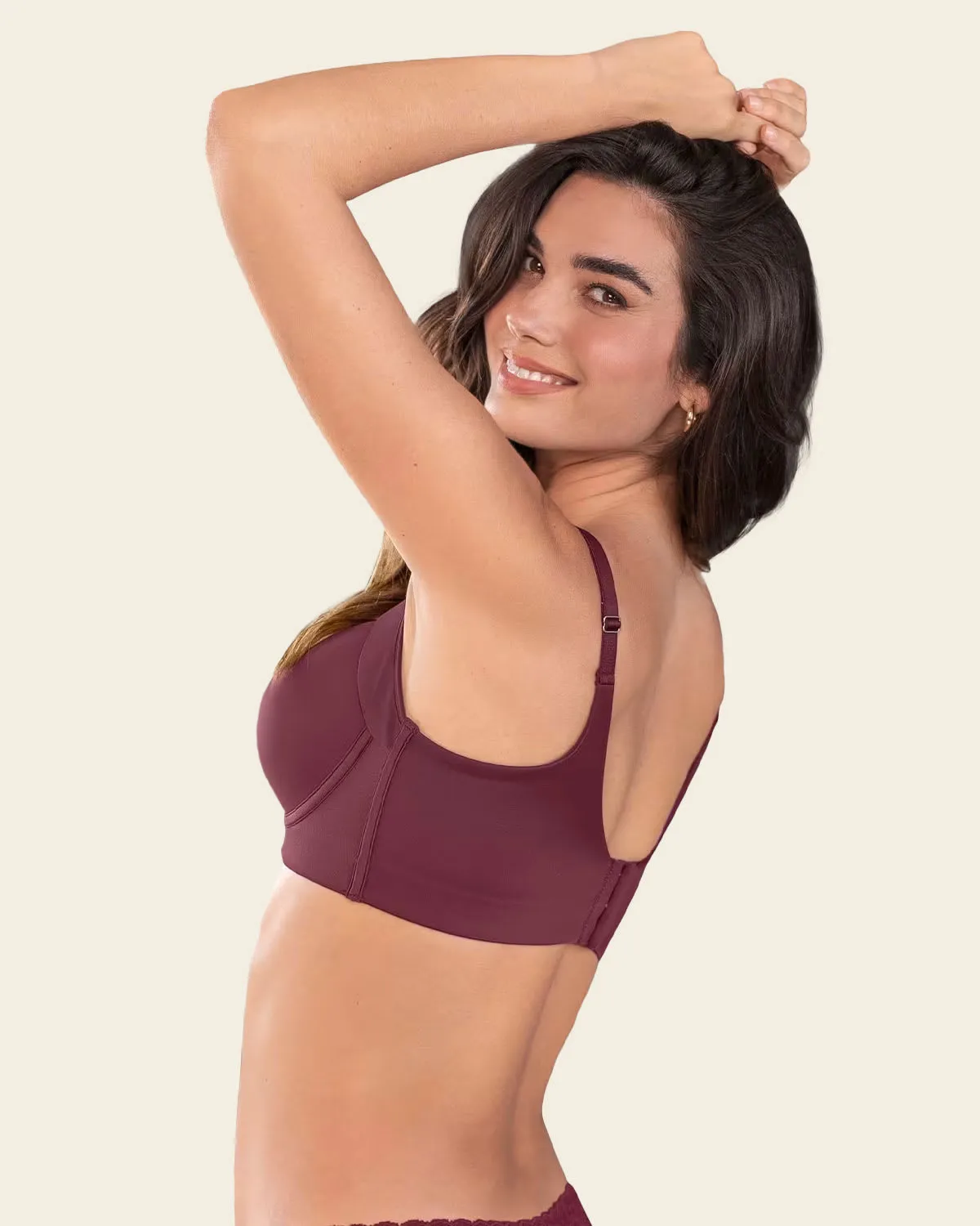 Back Smoothing Bra with Soft Full Coverage Cups