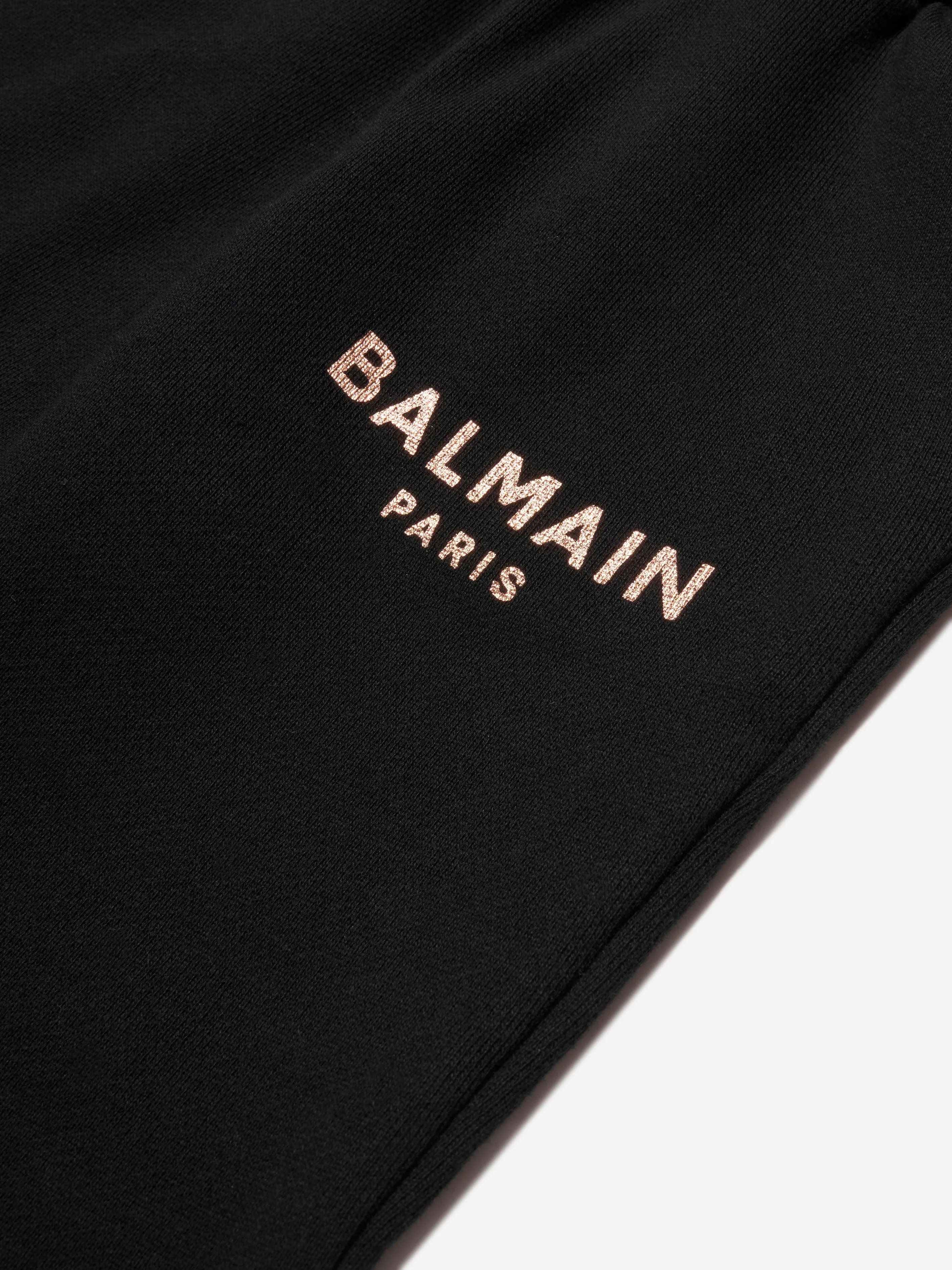 Balmain Girls Logo Joggers in Black