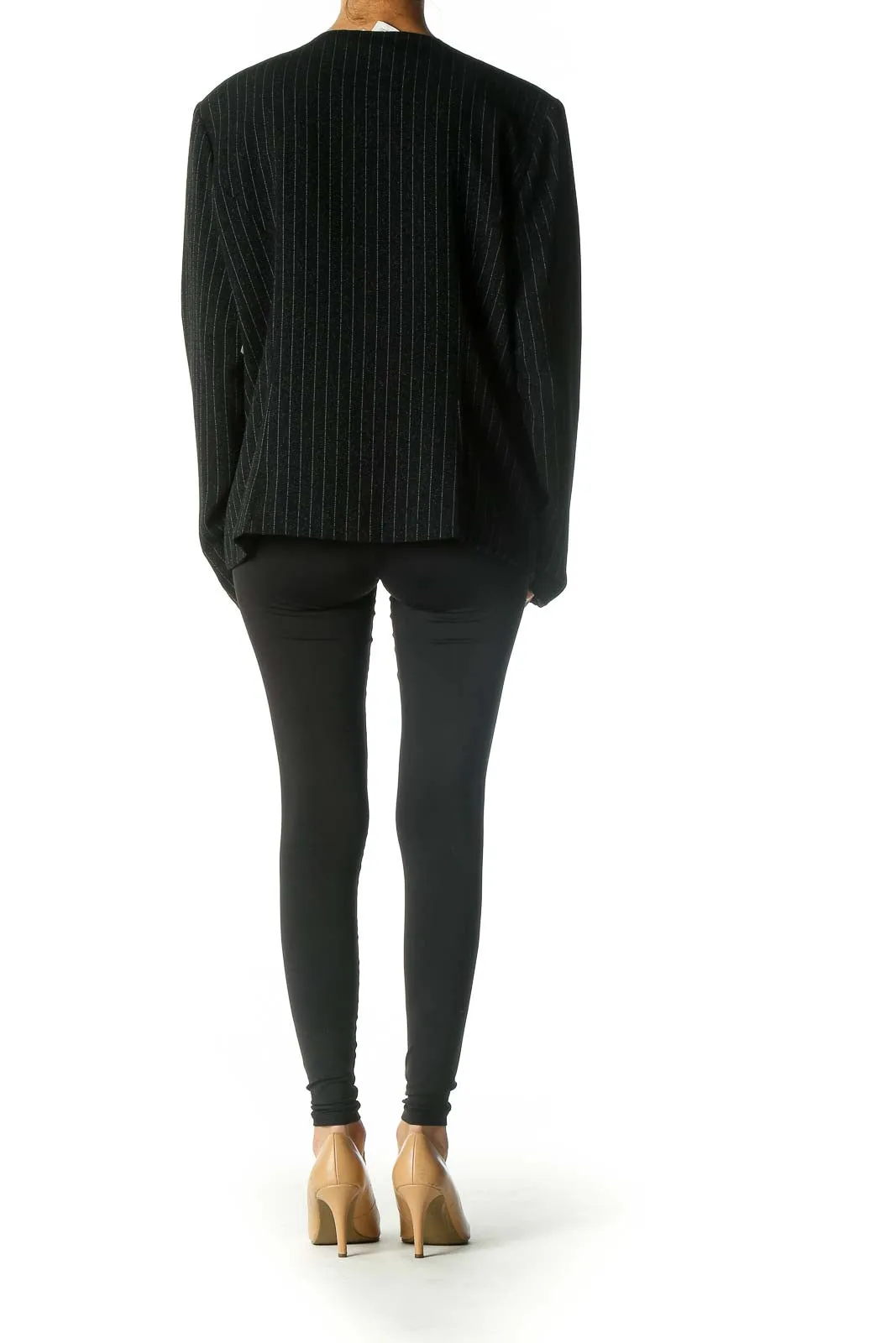 Black Striped Retro Jacket