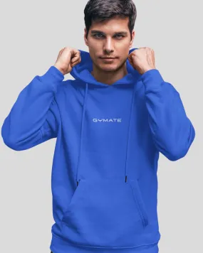 Blue Hoodies Mens Designer Gymate Original small logo [ctr]