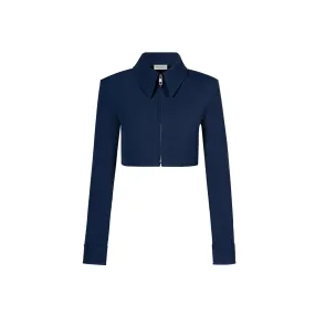 Blue Retro Short Jacket