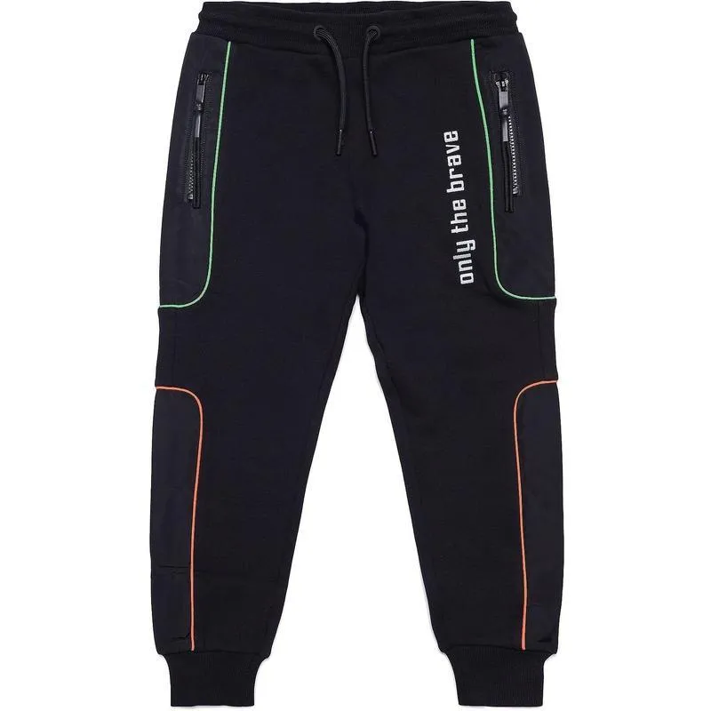 Boys Black Onl;y The Brave Joggers