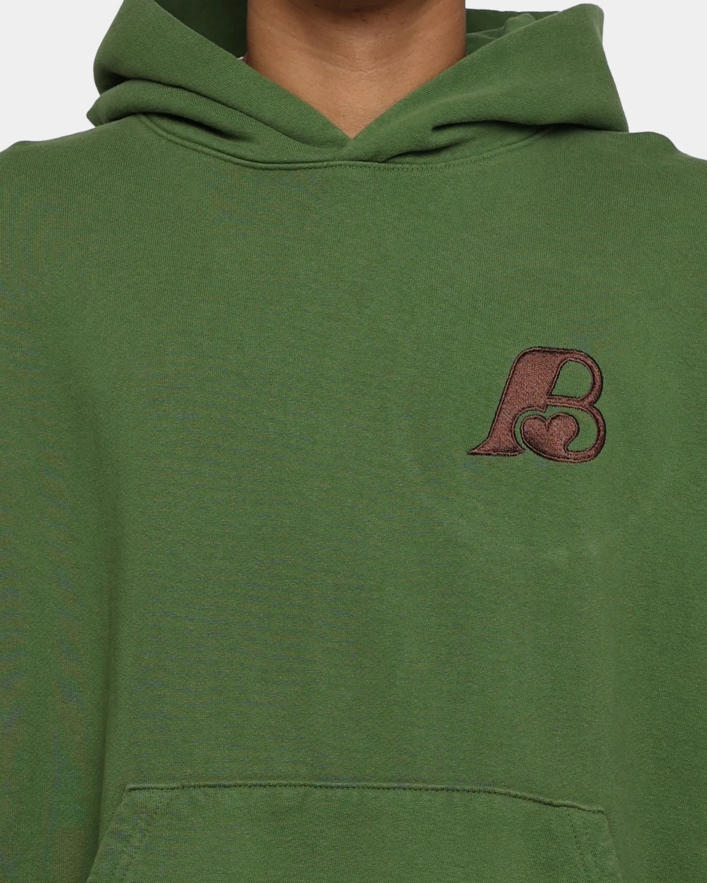 Bueno! B Logo Emblem Hoodie Pigment Light Green