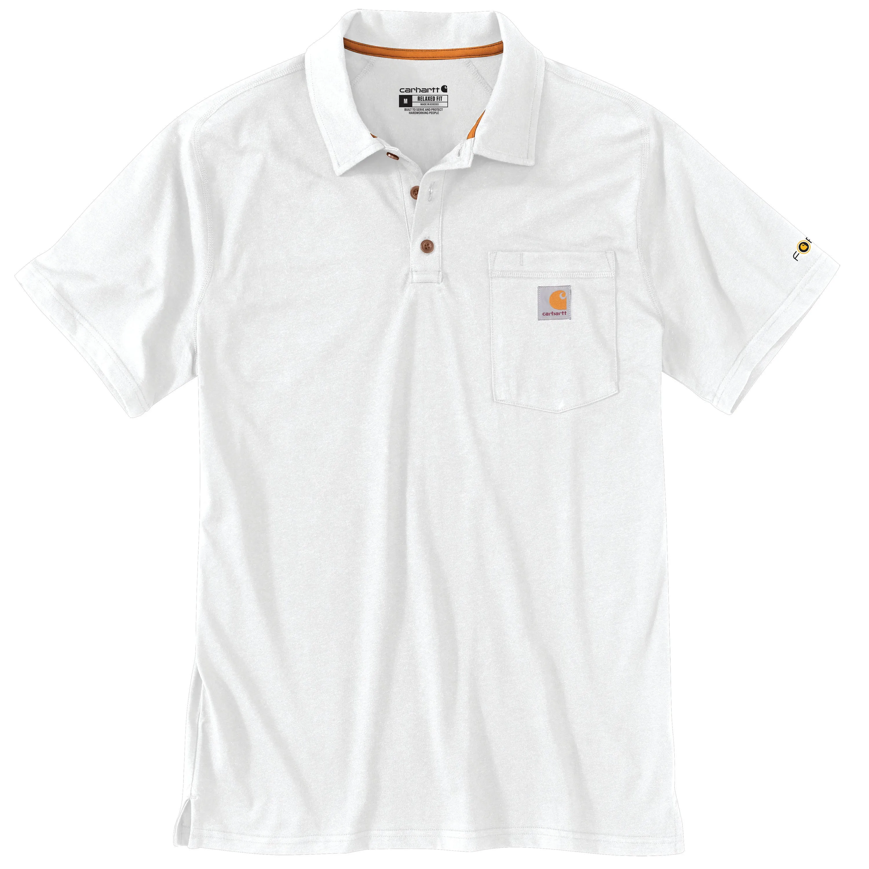 Carhartt Men's Force Delmont Short Sleeve Pocket Polo