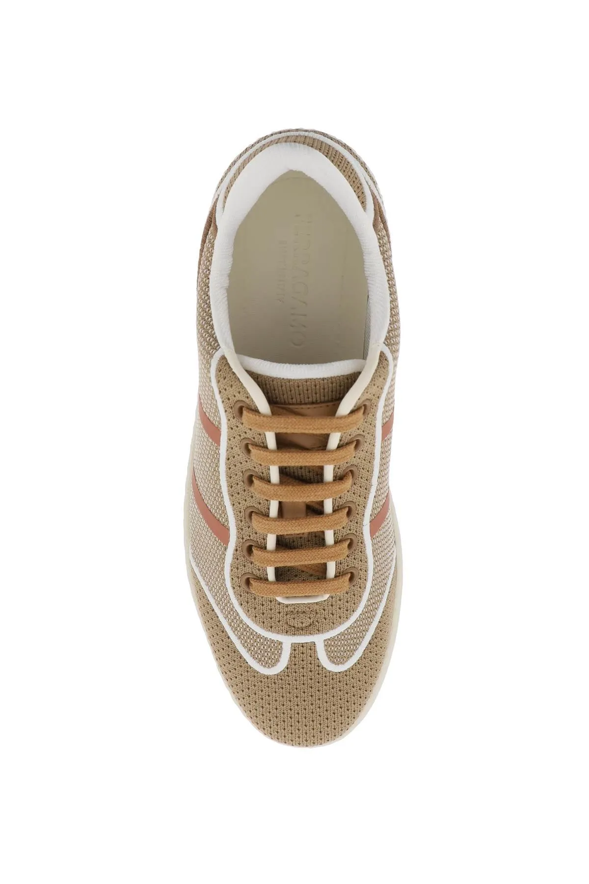 Ferragamo Low-Top Sneakers In Technical Knit