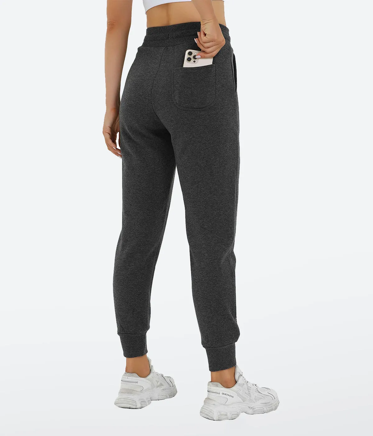 Fleece Lined Tapered Joggers - HY35