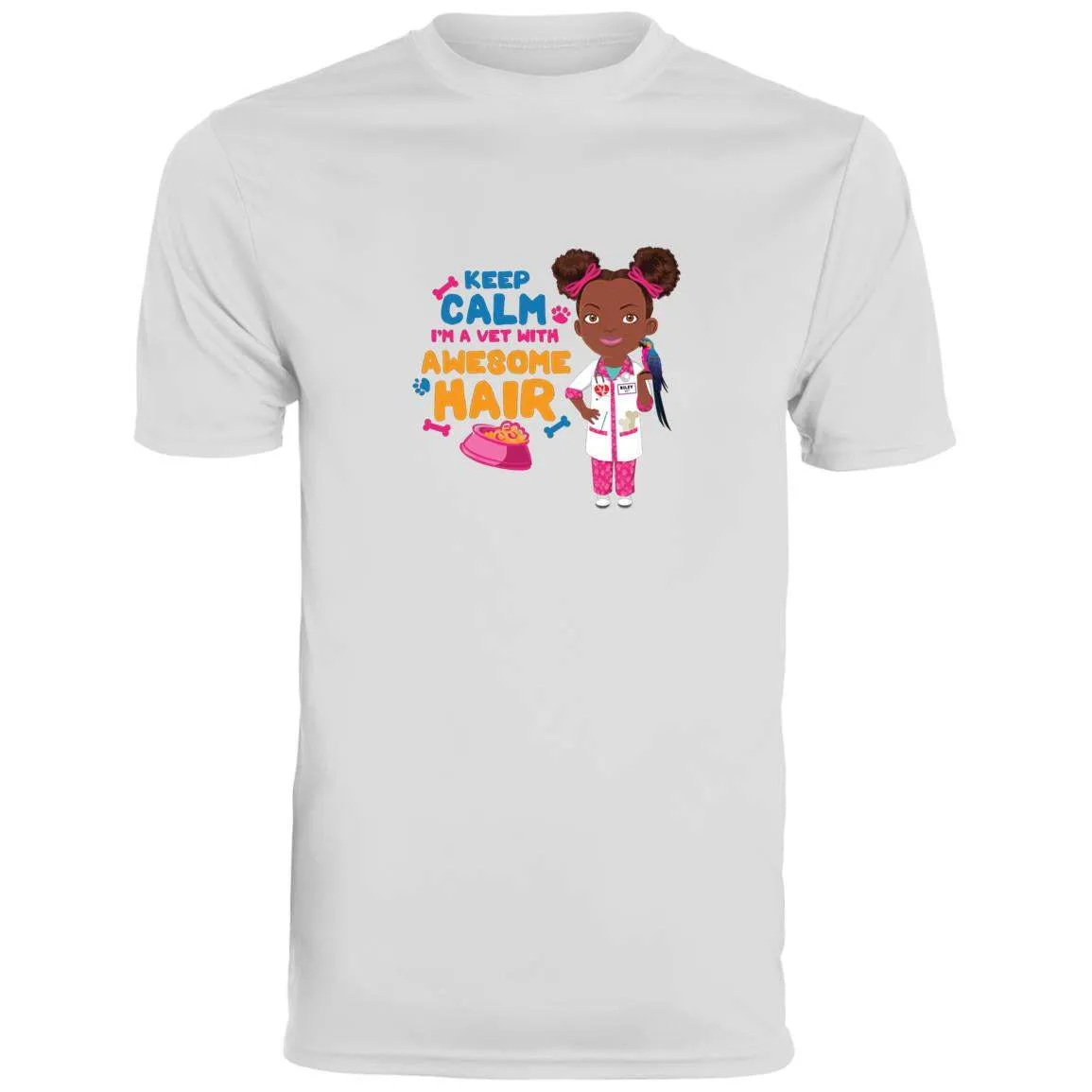 Girls Veterinarian Youth Moisture-Wicking Tee