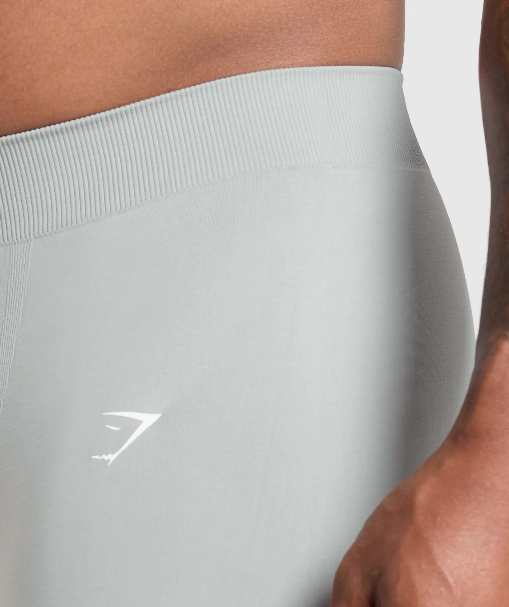 Gymshark Everyday Seamless Baselayer Leggings - Silver Grey