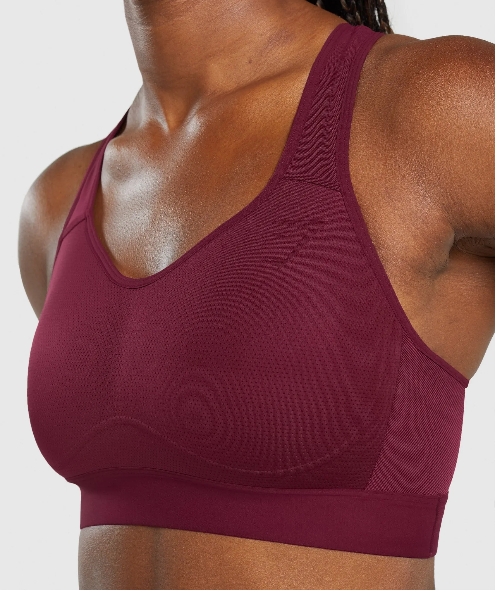 Gymshark Lightweight High Support Sports Bra - Plum Pink