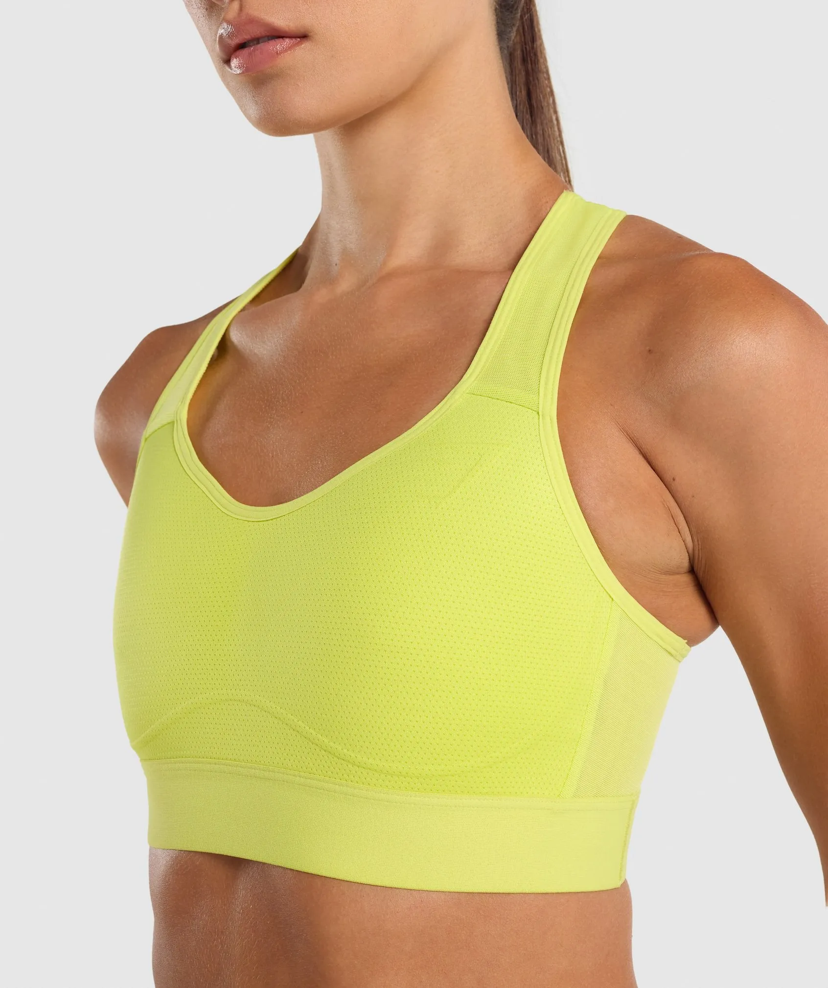 Gymshark Lightweight High Support Sports Bra - Yellow