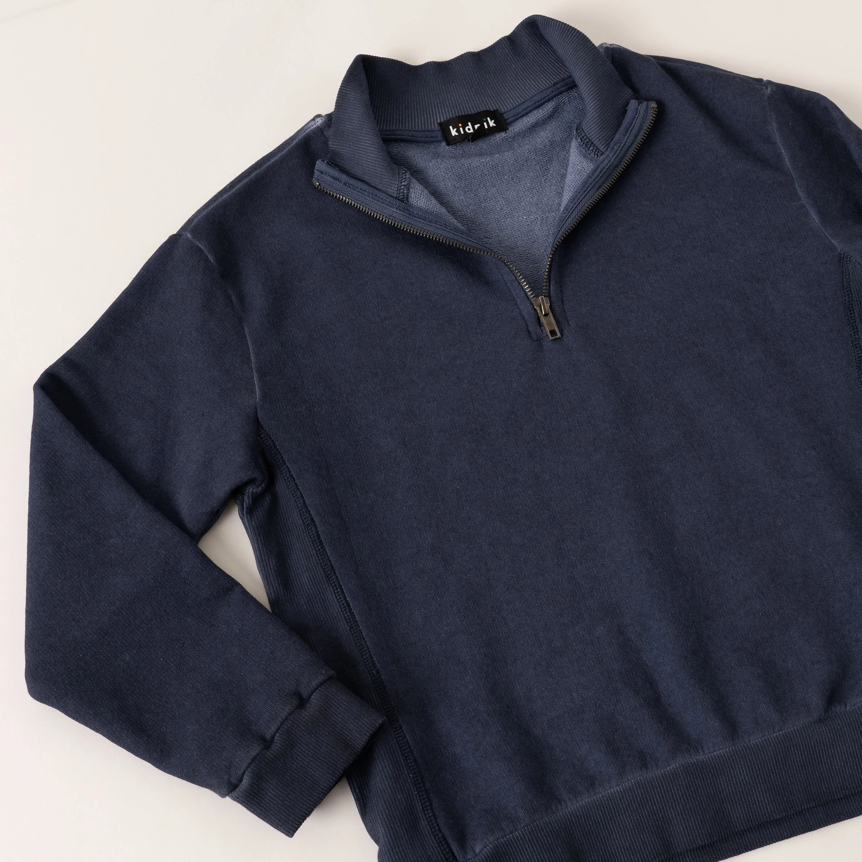 Half Zip Fleece Top