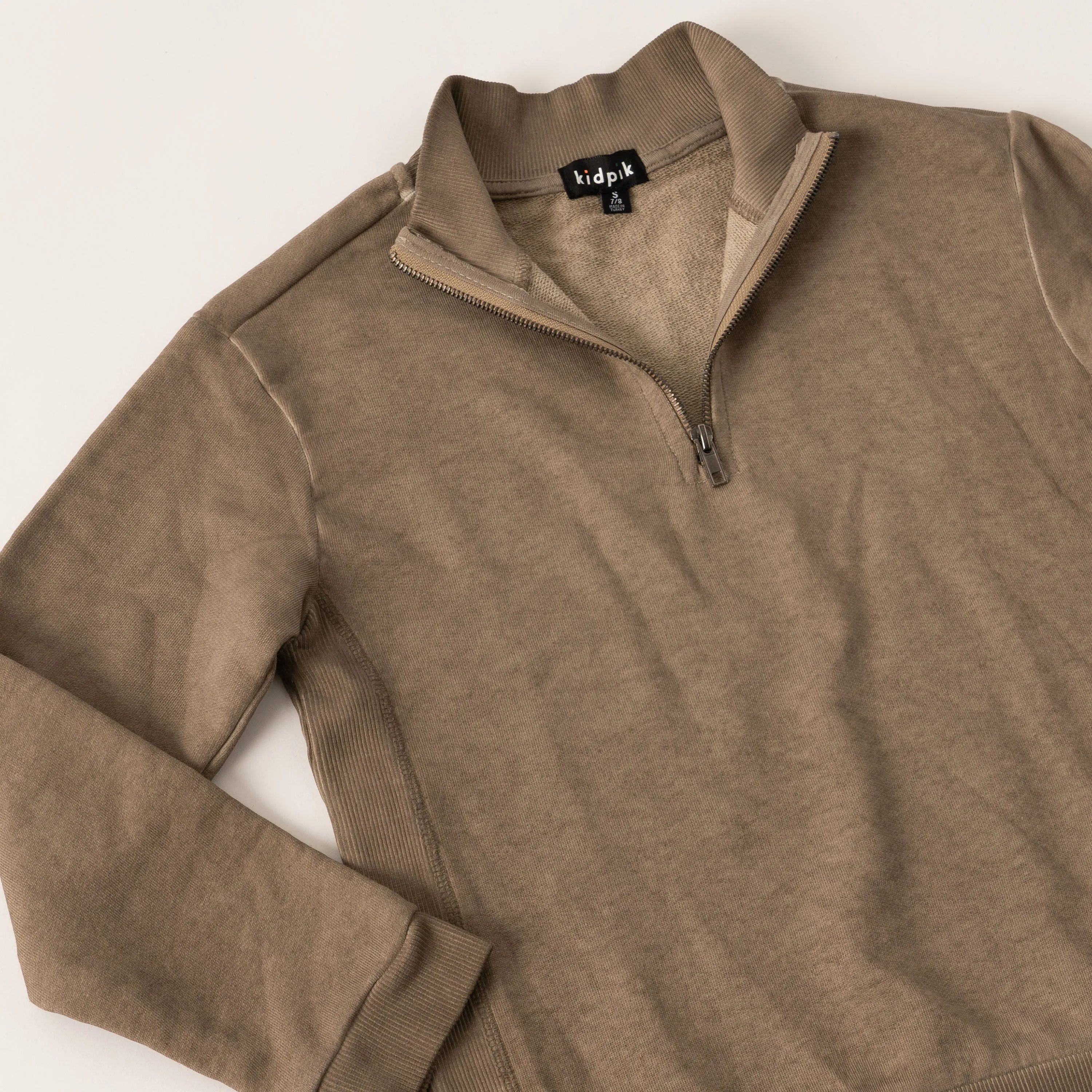 Half Zip Fleece Top