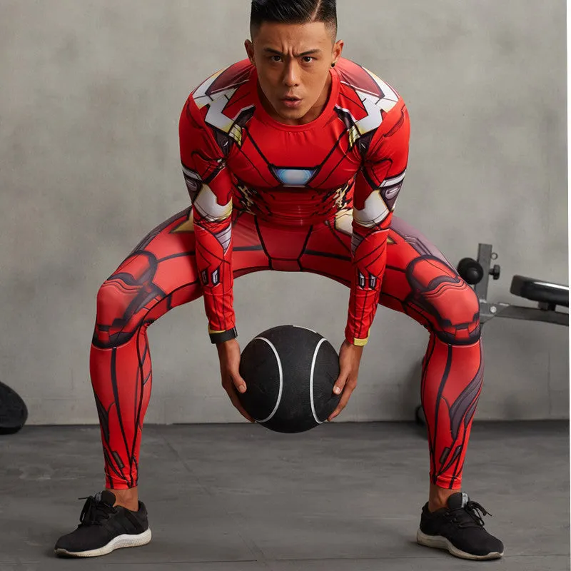 IRON MAN Compression Leggings/Pants for Men