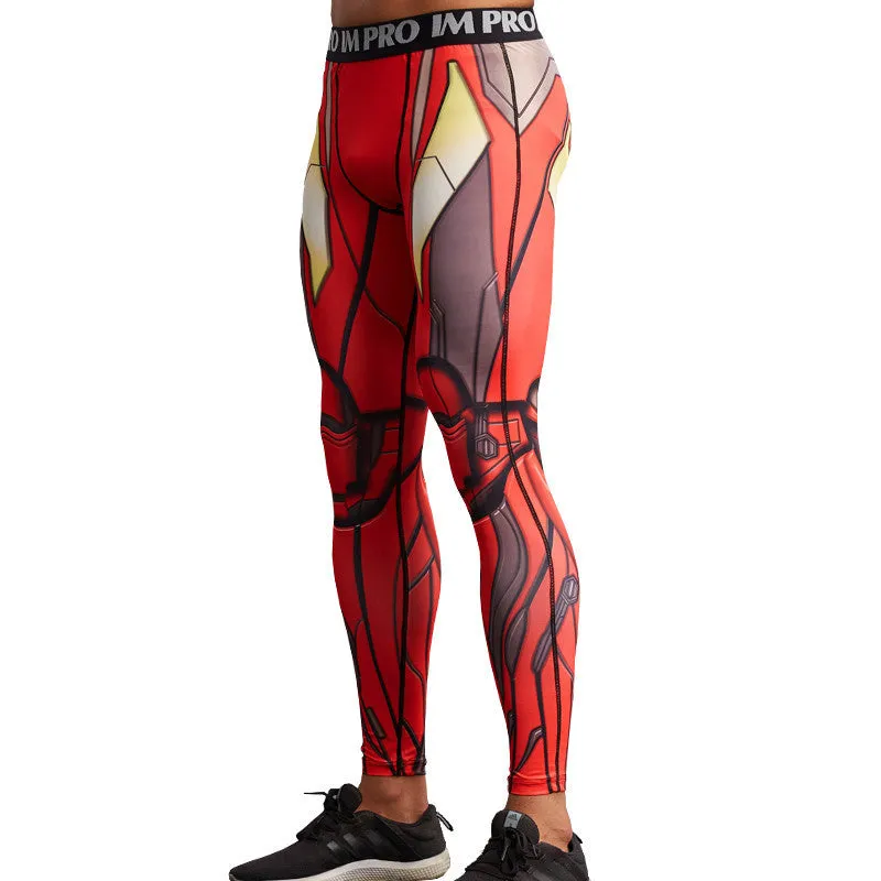 IRON MAN Compression Leggings/Pants for Men