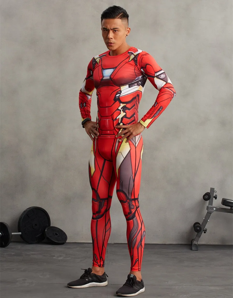 IRON MAN Compression Leggings/Pants for Men