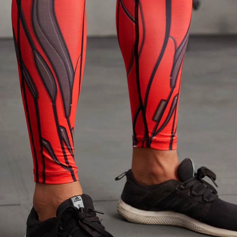 IRON MAN Compression Leggings/Pants for Men