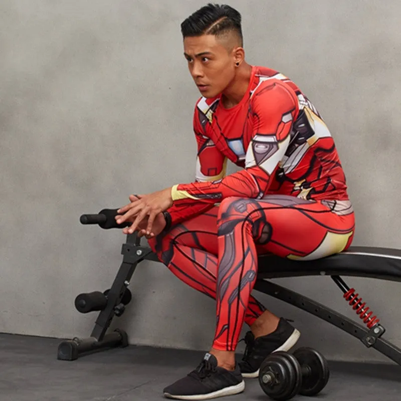 IRON MAN Compression Leggings/Pants for Men