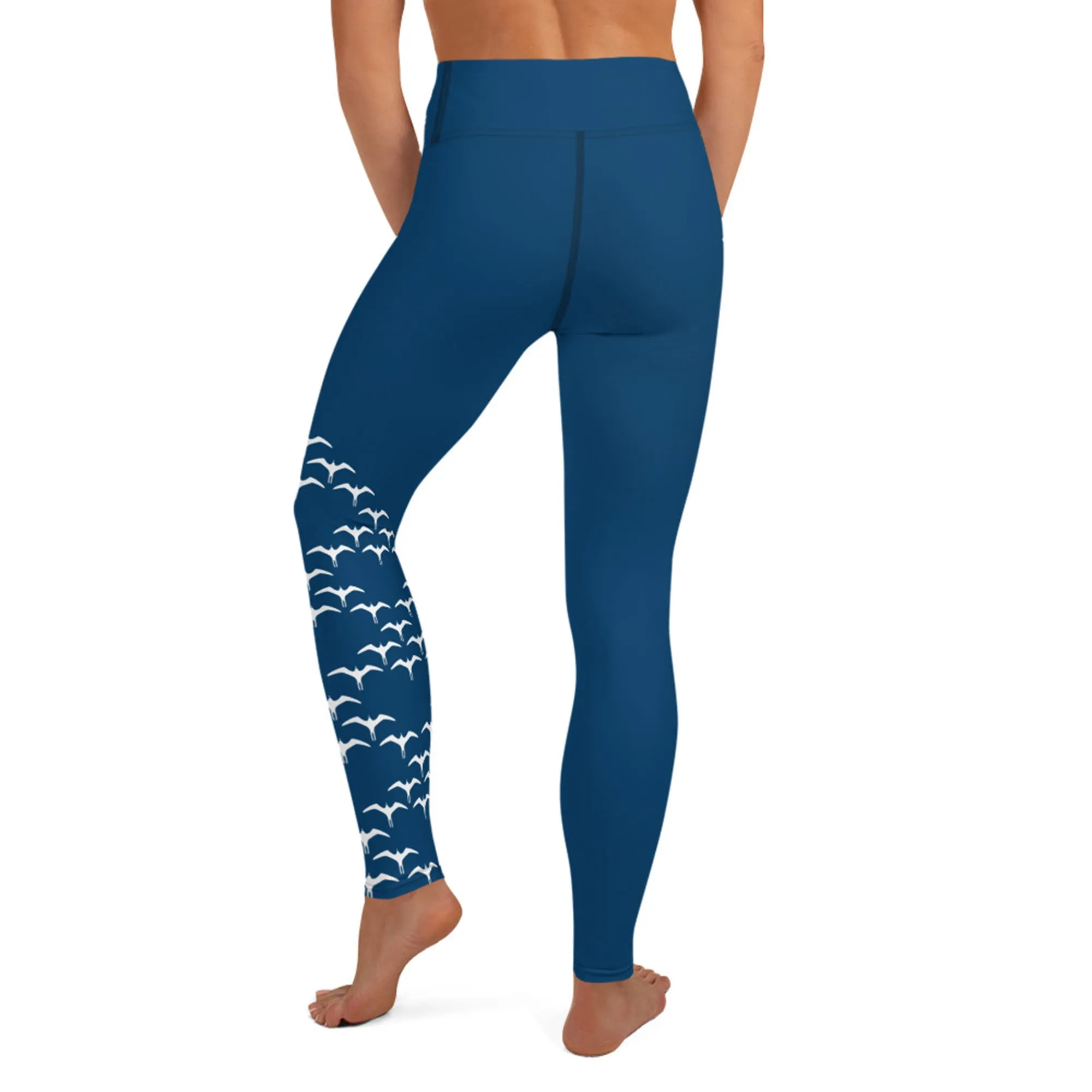 Iwa Birds Wahine Full Length High Waisted Legging