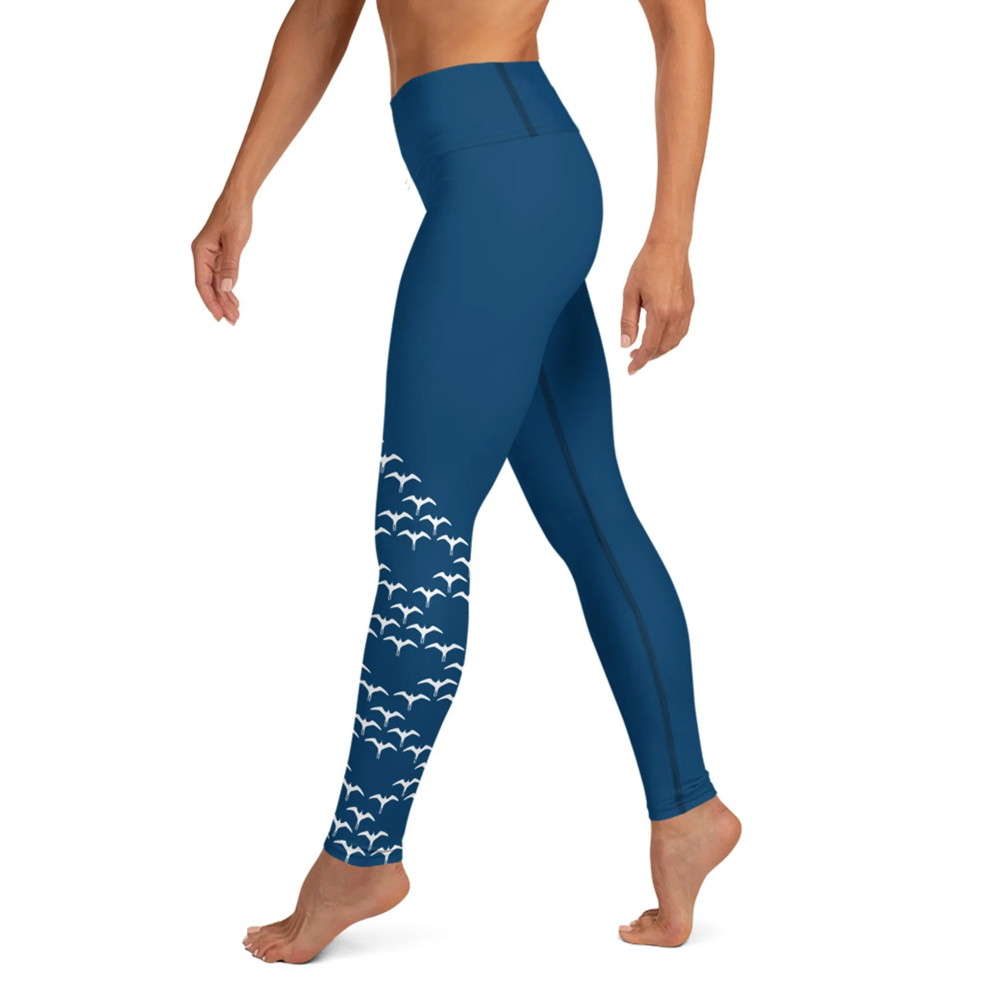 Iwa Birds Wahine Full Length High Waisted Legging