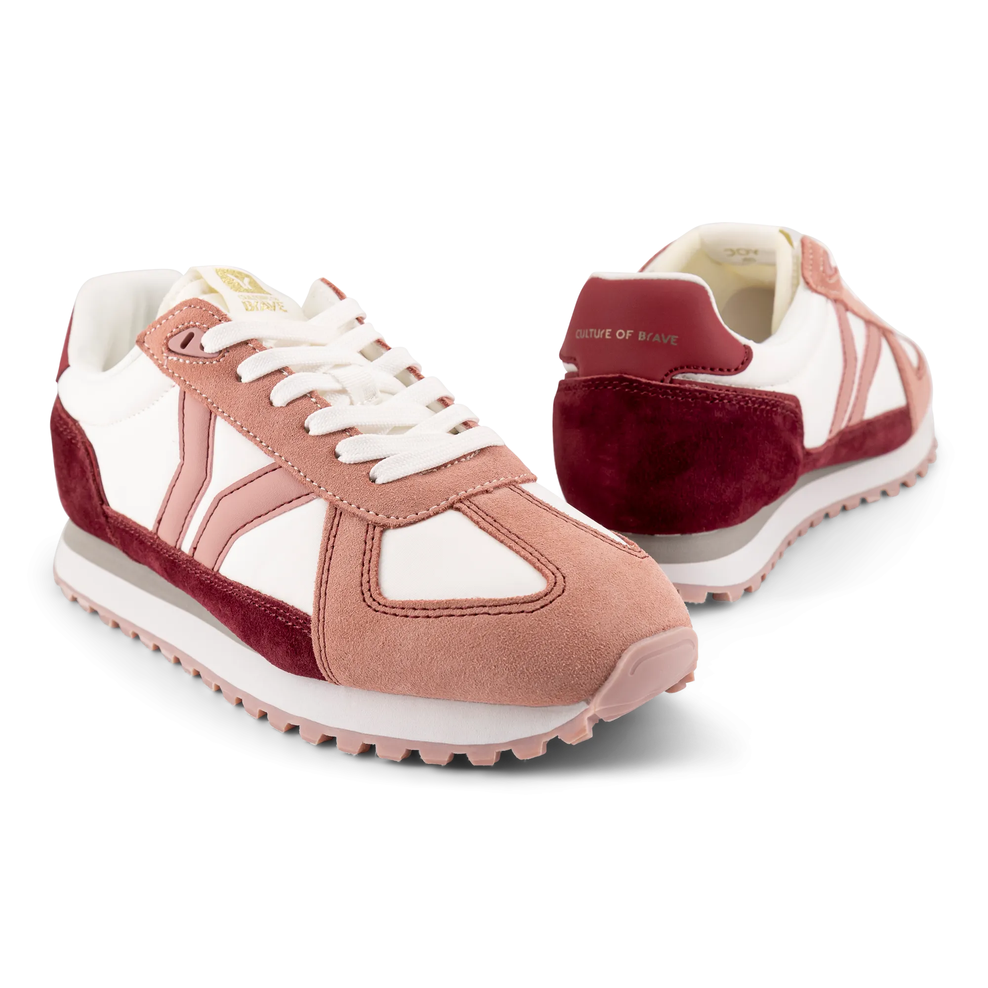 Joy Womens Sneaker in Pink-Cherry