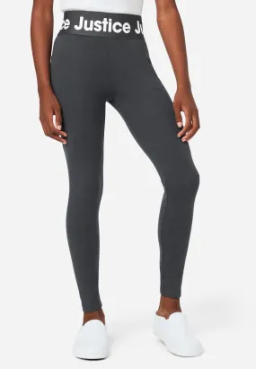 Justice Logo Full-Length Leggings