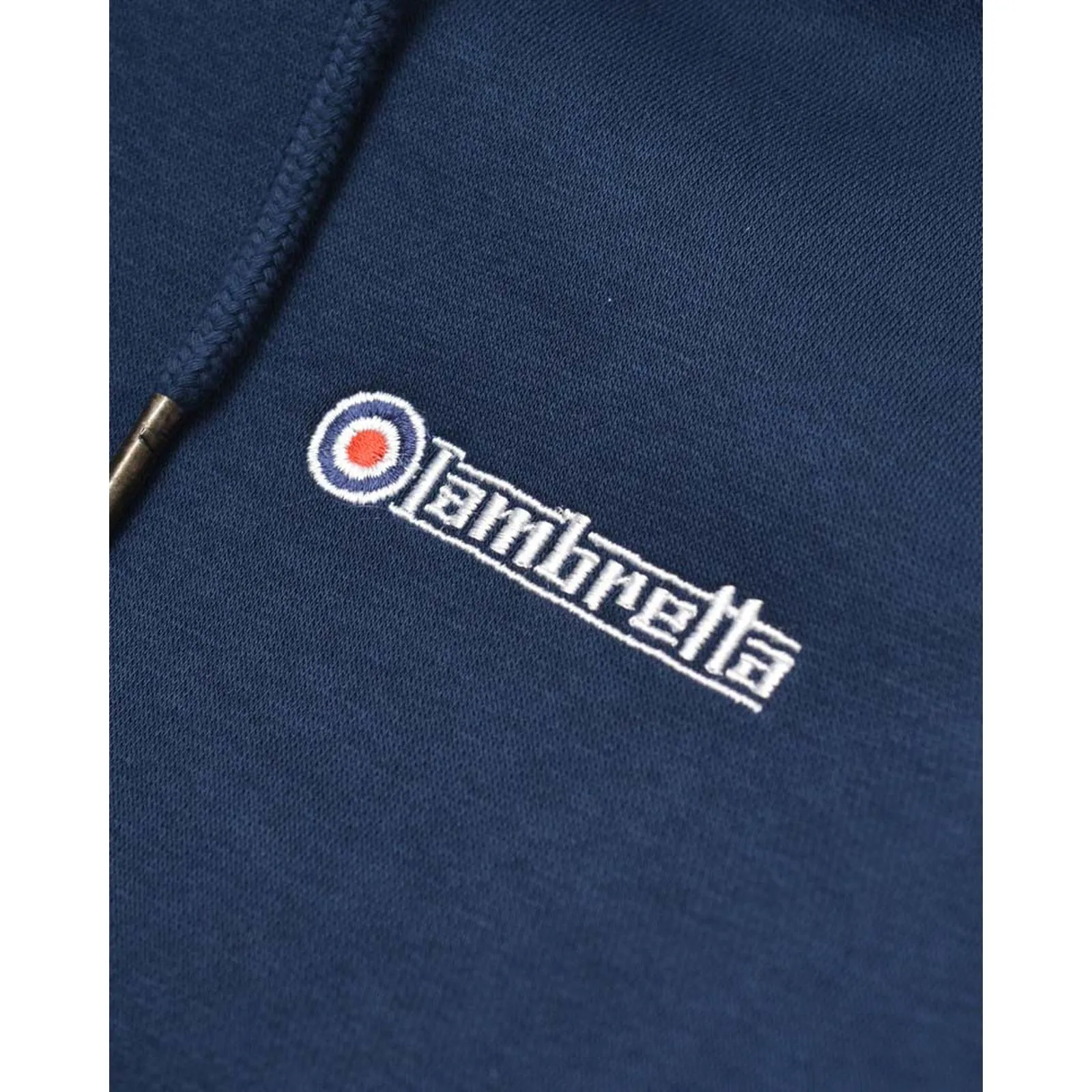 Lambretta Mens Full Zip Twin Tipped Hoodie