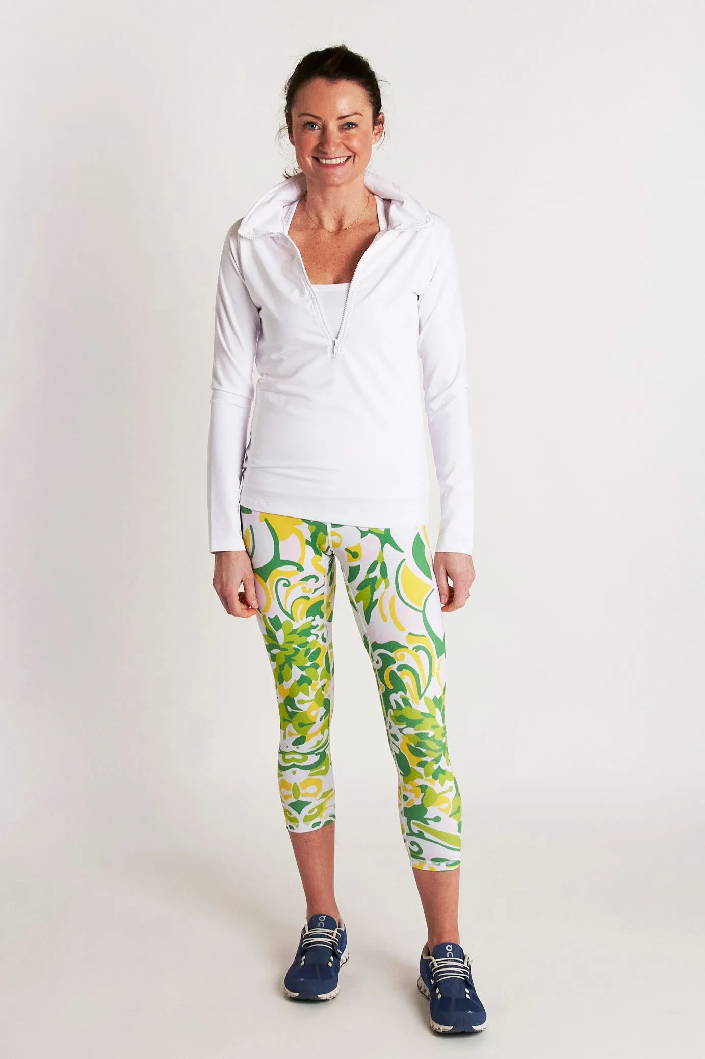 Lotus Legging - Braided Floral Pastel