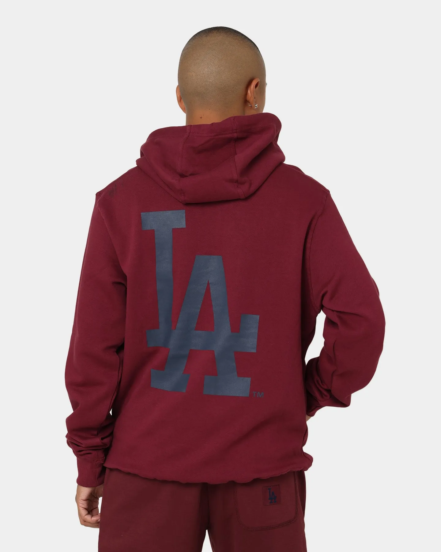 Majestic Athletic Los Angeles Dodgers The Duke Hoodie Windsor Wine