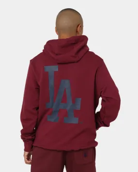 Majestic Athletic Los Angeles Dodgers The Duke Hoodie Windsor Wine