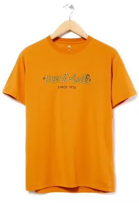 Montbell Wickron Rope T-Shirt - Dark Orange