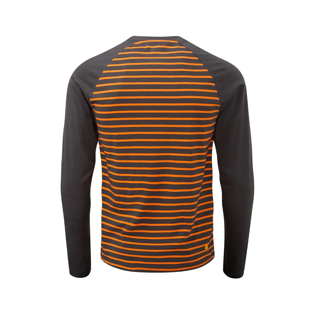 Moon Striped Long Sleeve Tech T-Shirt - Men's