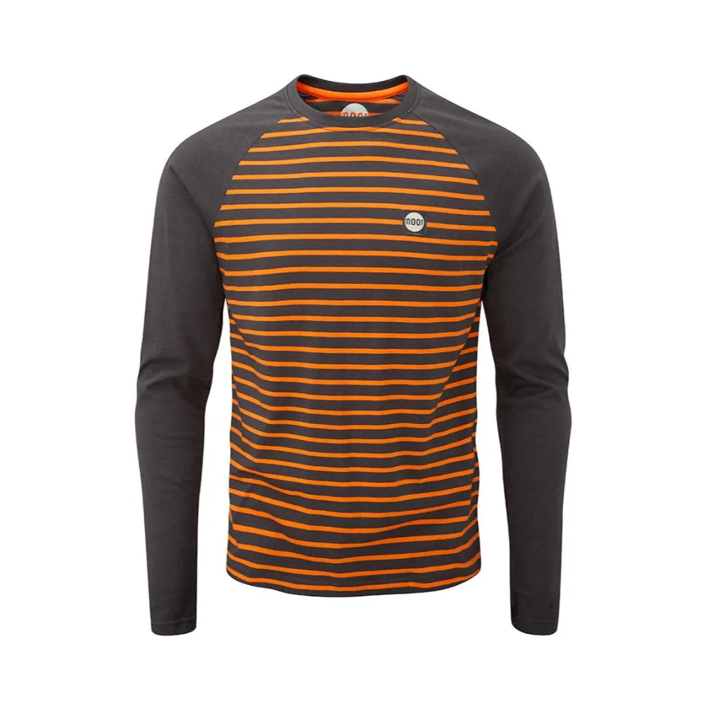 Moon Striped Long Sleeve Tech T-Shirt - Men's