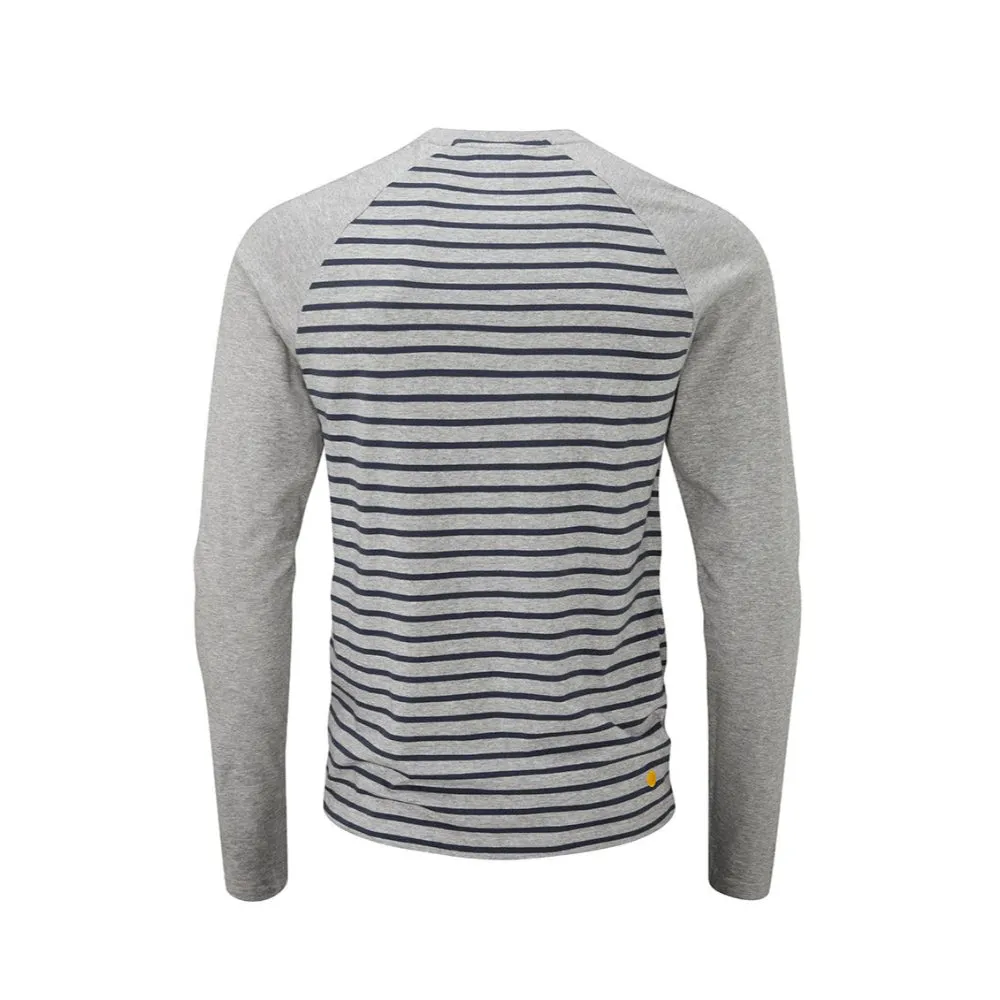 Moon Striped Long Sleeve Tech T-Shirt - Men's