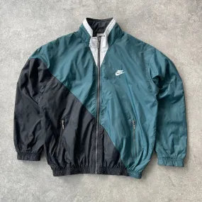 Nike 1990s lightweight swoosh shell jacket (S)