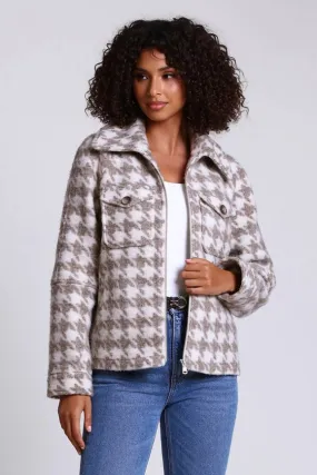 Printed Zip-Front Jacket