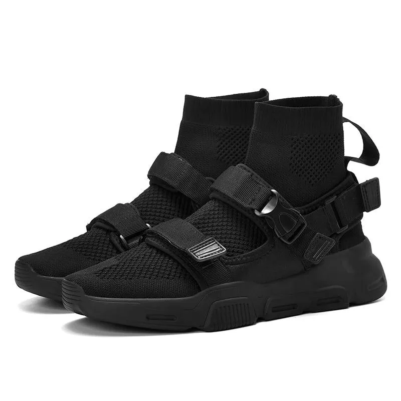 RAPID 'Buckle Up' Mesh Sock Sneakers