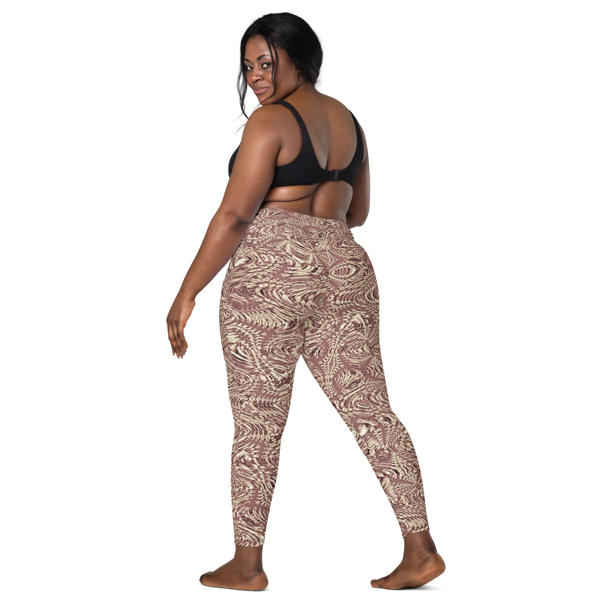 Recursia Alchemical Vision I Vision Leggings With Pockets In Pink