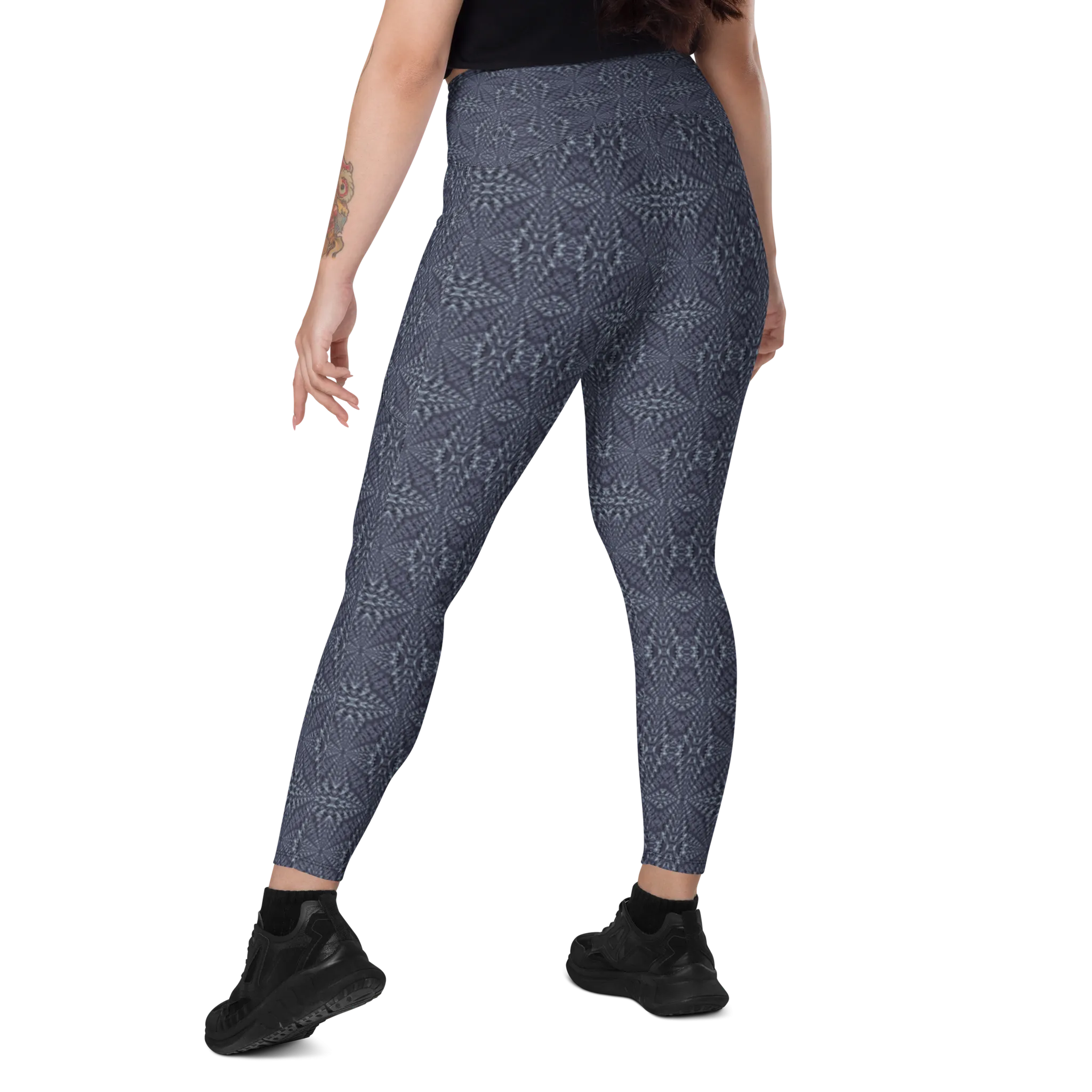 Recursia Fabrique Unknown Leggings With Pockets In Blue