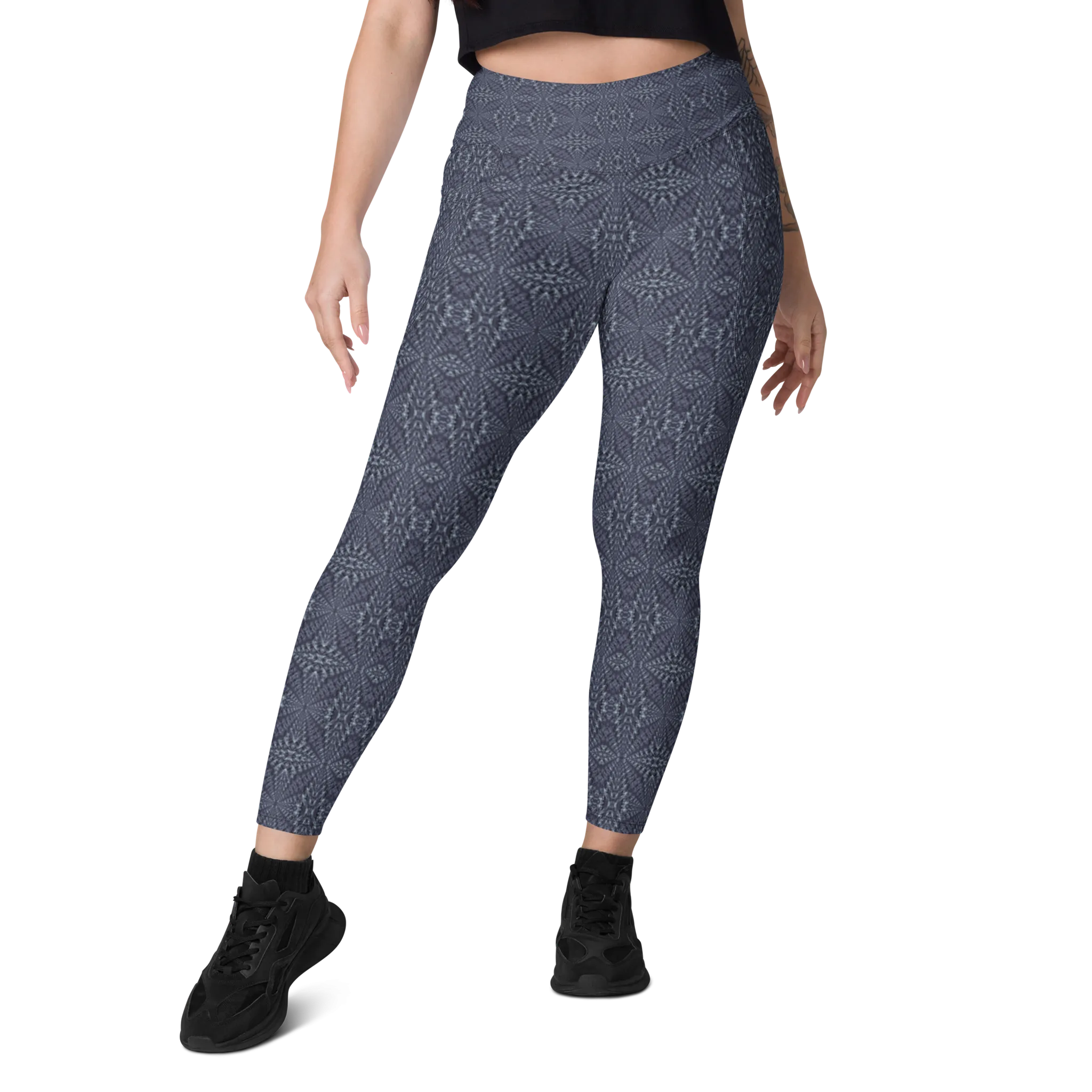 Recursia Fabrique Unknown Leggings With Pockets In Blue