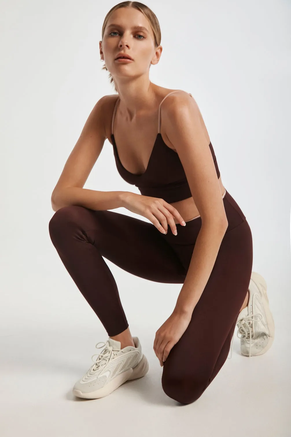 Row Blocked Band Legging