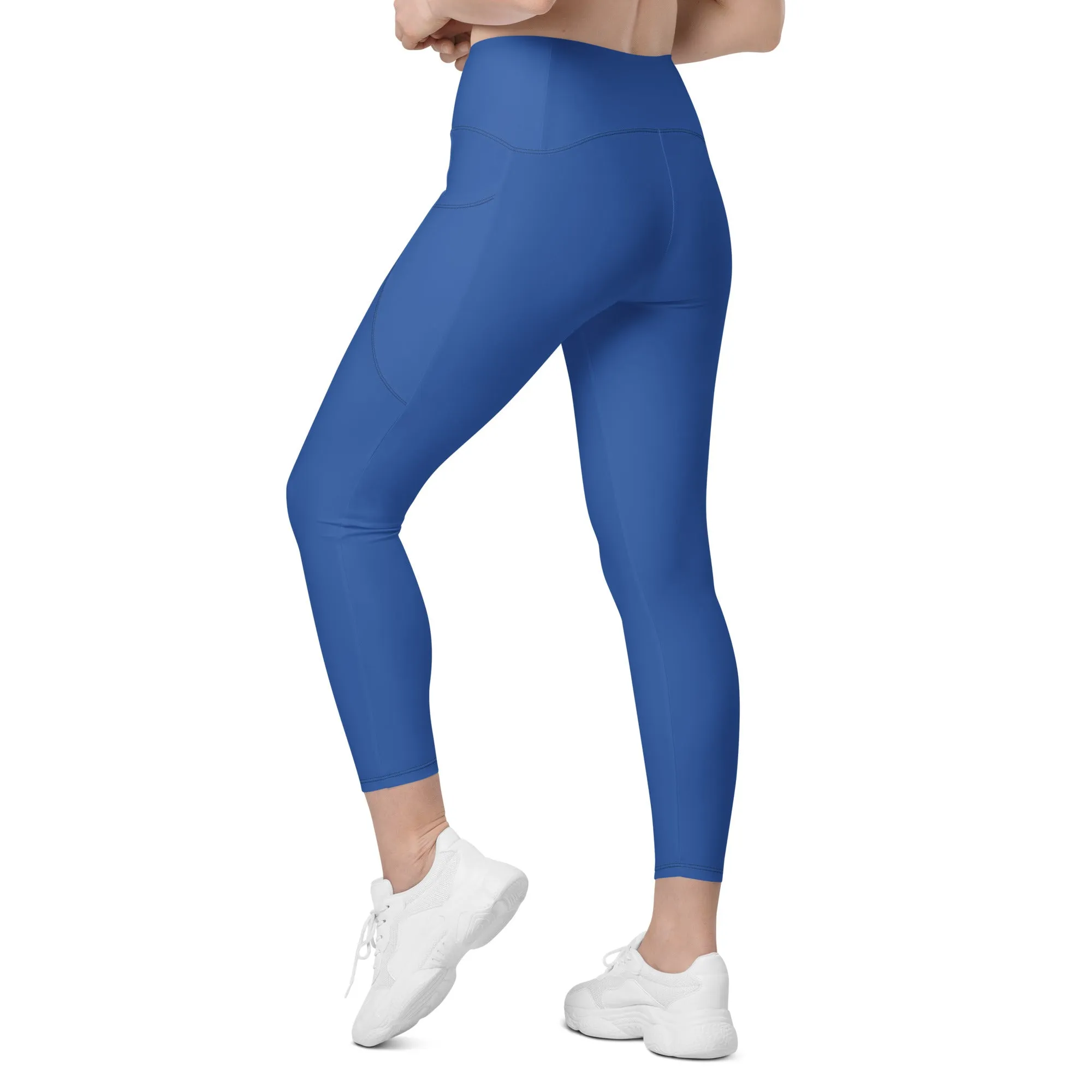 Royal Blue Leggings With Pockets