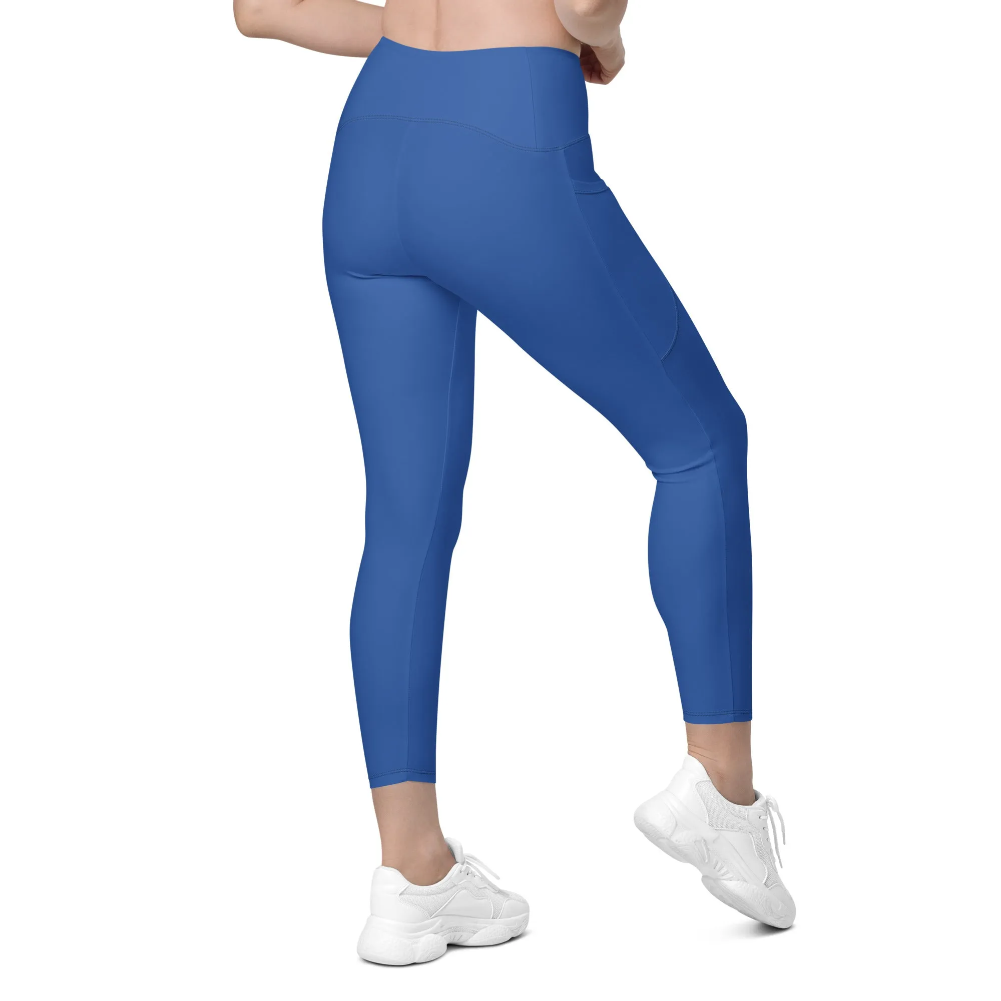 Royal Blue Leggings With Pockets