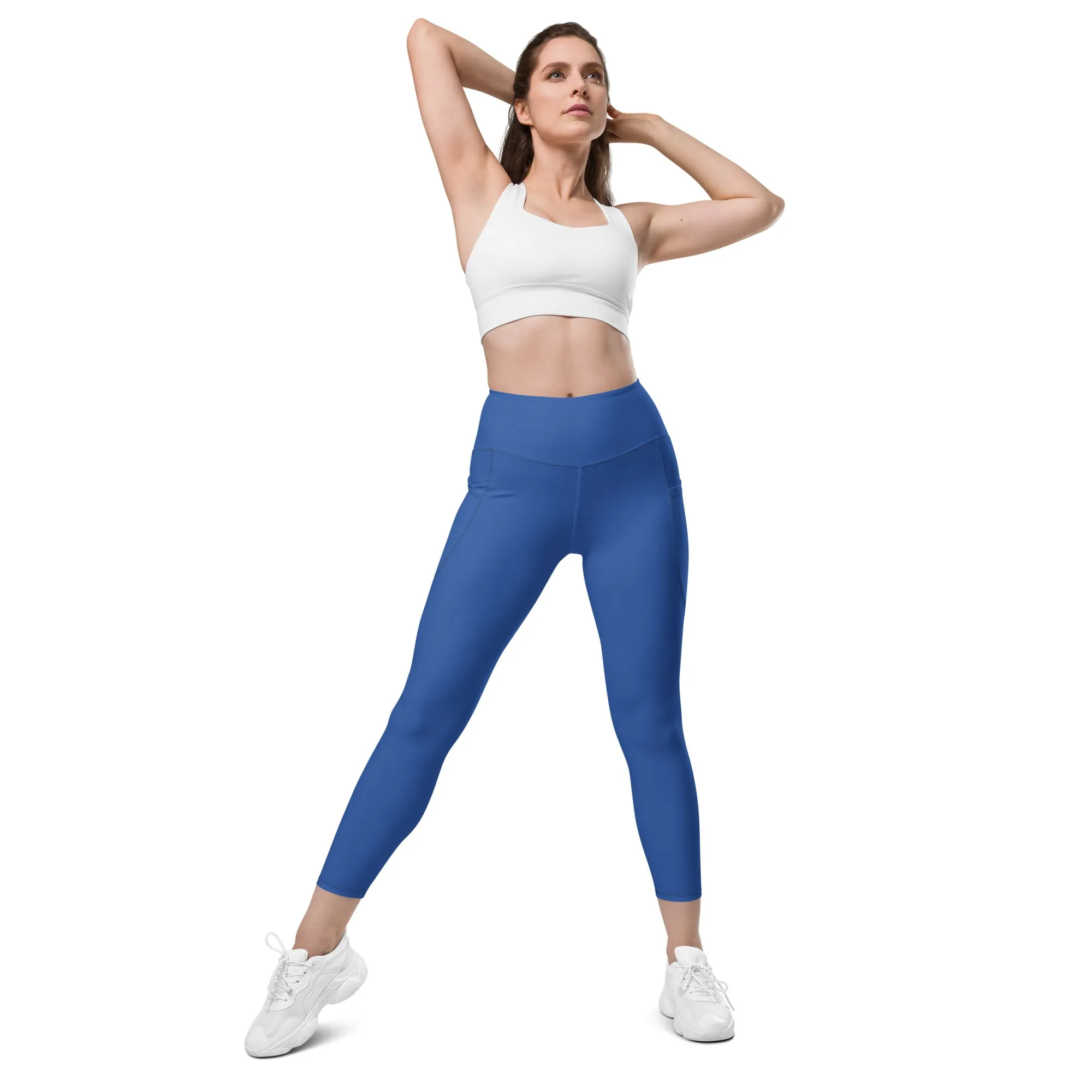 Royal Blue Leggings With Pockets