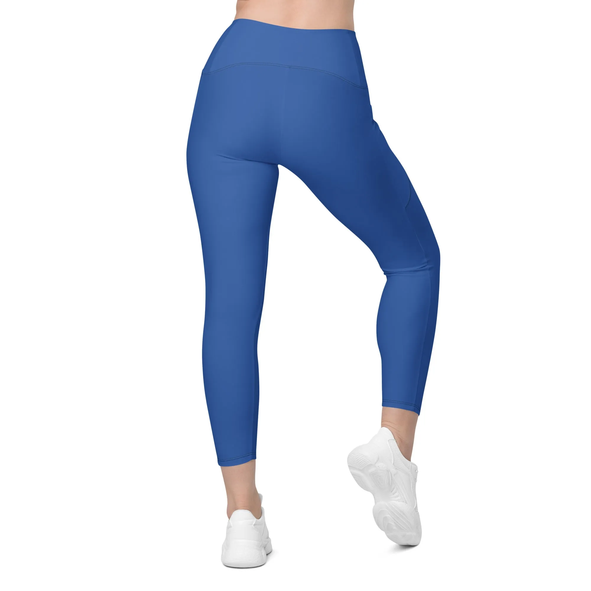 Royal Blue Leggings With Pockets